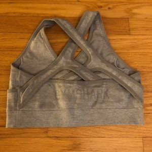 Gray Gymshark Sports Bra - size L